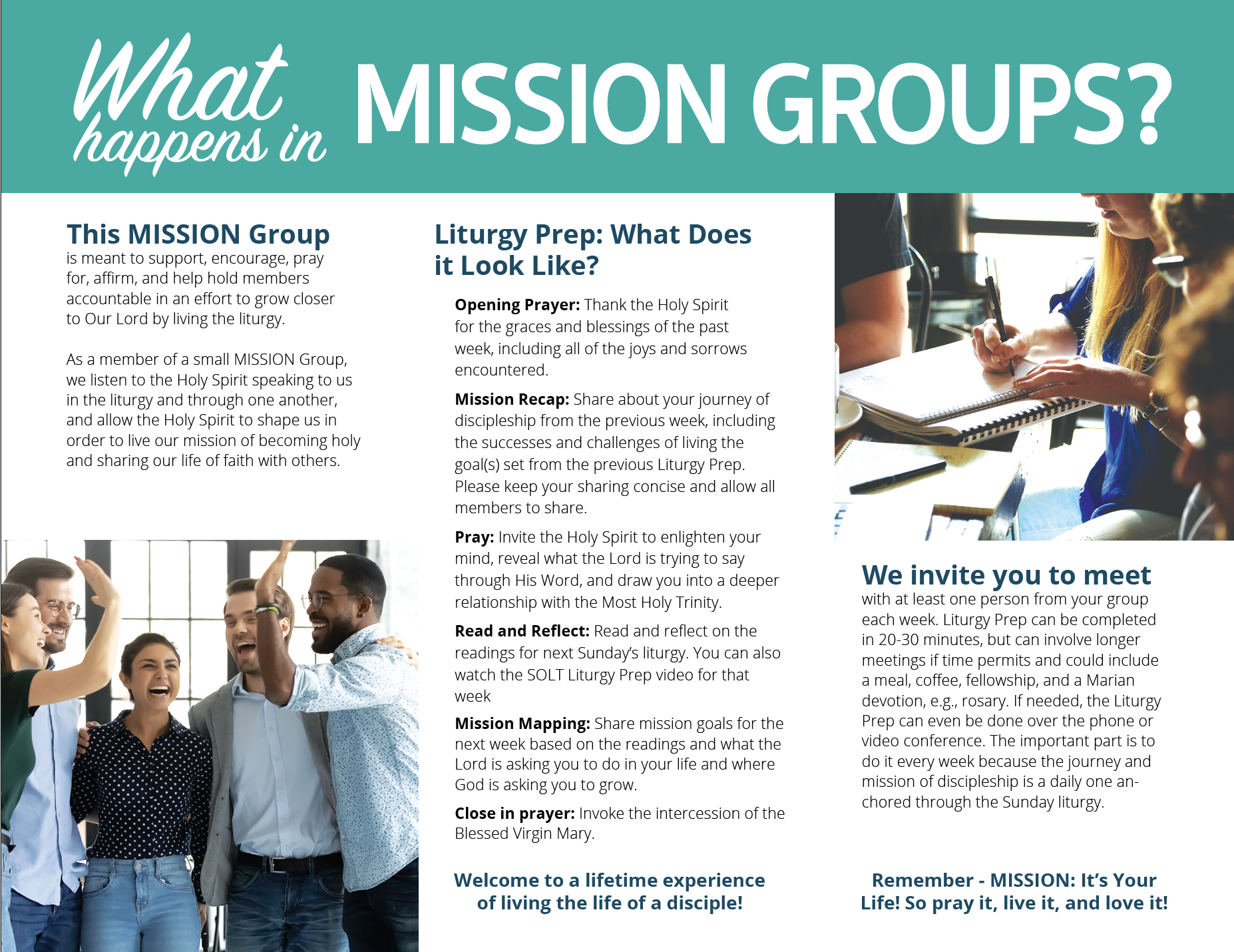 MISSION Tri-Fold Brochure | Becoming Missionary Disciples
